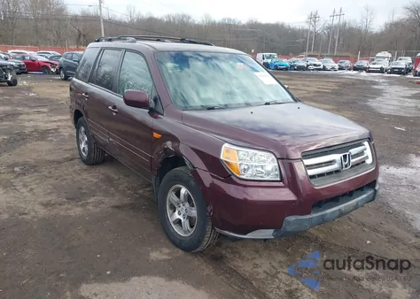 2007 Honda Pilot Ex-L z USA, uszkodzony, nr VIN 5FNYF18717B030905